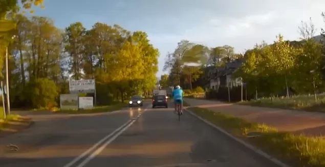 Bezmyślny rowerzysta