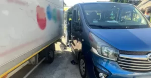 wypadek buczkowice parking kolizja
