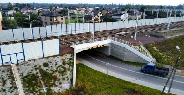 Wiadukt kolejowy przy ul. Sikorskiego w Zabrzegu