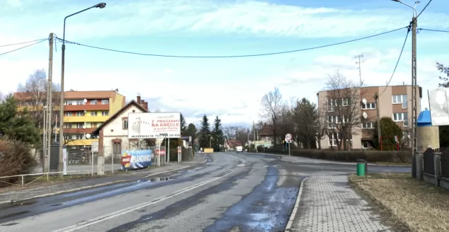 Ulica Węglowa w Czechowicach-Dziedzicach - 20.02.2022
