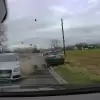 [WIDEO] Wypadek w Ligocie. Kierowca Audi zjechał pod prąd!