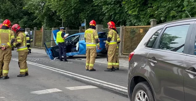 strumień brodnickiego dw939 939 kolizja wypadek