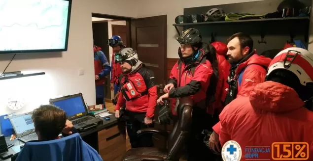 Akcja poszukiwawcza w rejonie Rysianki - 24.01.2023