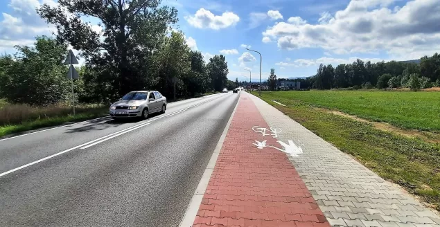 Ul. Bielska w Buczkowicach