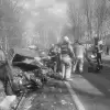 [FOTO] Tragiczny finał czołowego zderzenia w Międzybrodziu Bialskim
