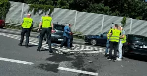 Zderzenie dwóch pojazdów na DK-1 - 18.06.2025