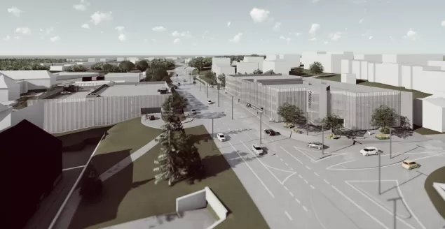 parking, wizualizacje