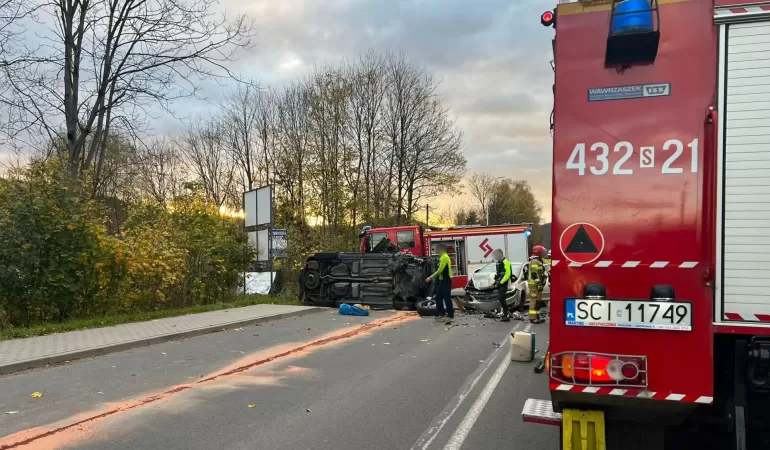 wypadek kolizja brenna górecka