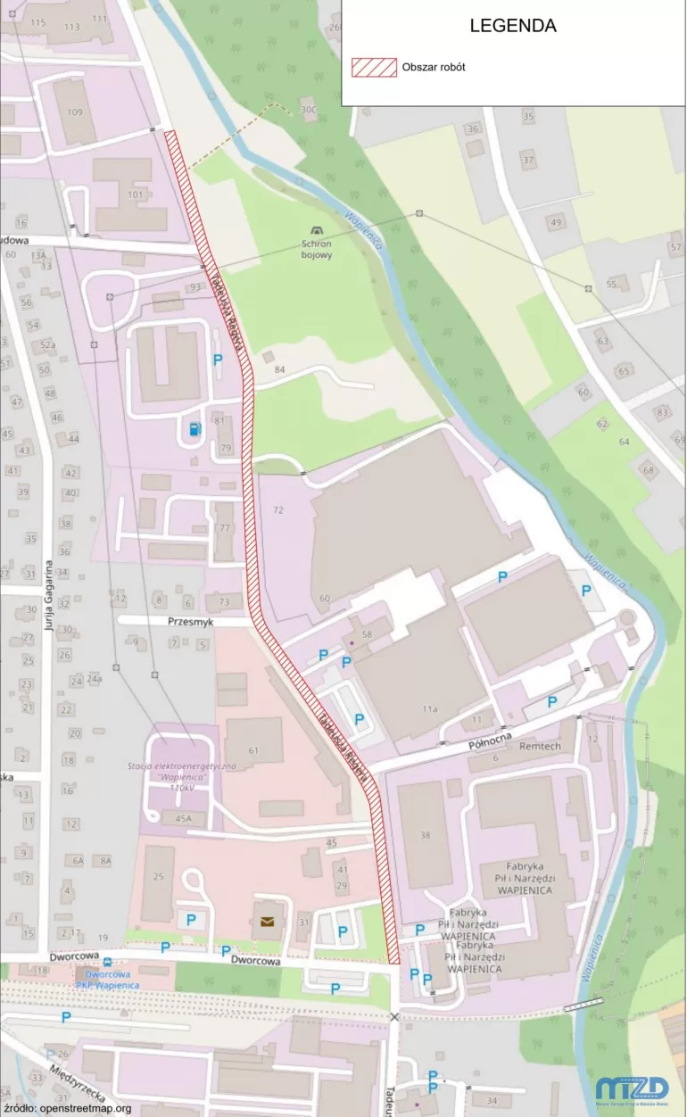 remont tadeusza regera bielsko schemat