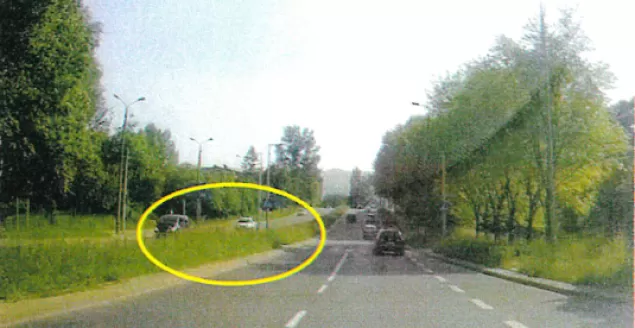 Trawy ograniczają widoczność na drodze - ul. Lwowska