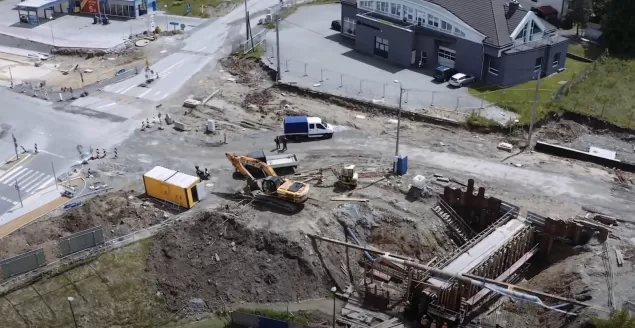 Co tam słychać na rozbudowie ulicy Cieszyńskiej