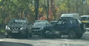 waryńskiego czechowice-dziedzice motocykl kolizja