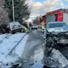[FOTO] Tragiczny wypadek na ul. Tańskiego. Nie żyje kierowca Kia
