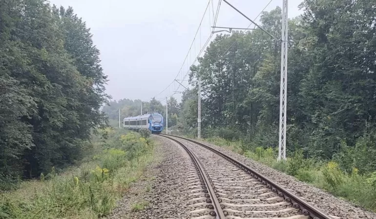 Potrącenie osoby na torach w Ustroniu