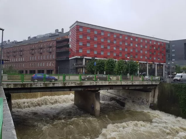 rzeka Biała przy ul. Mostowej