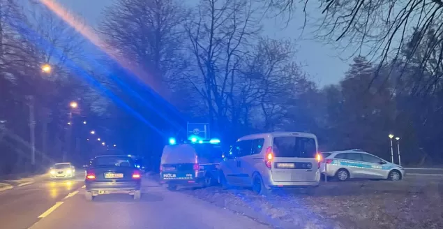 Działania policji przy bulwarach - 22.03.2022