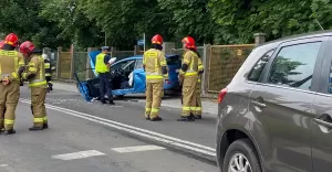 strumień brodnickiego dw939 939 kolizja wypadek